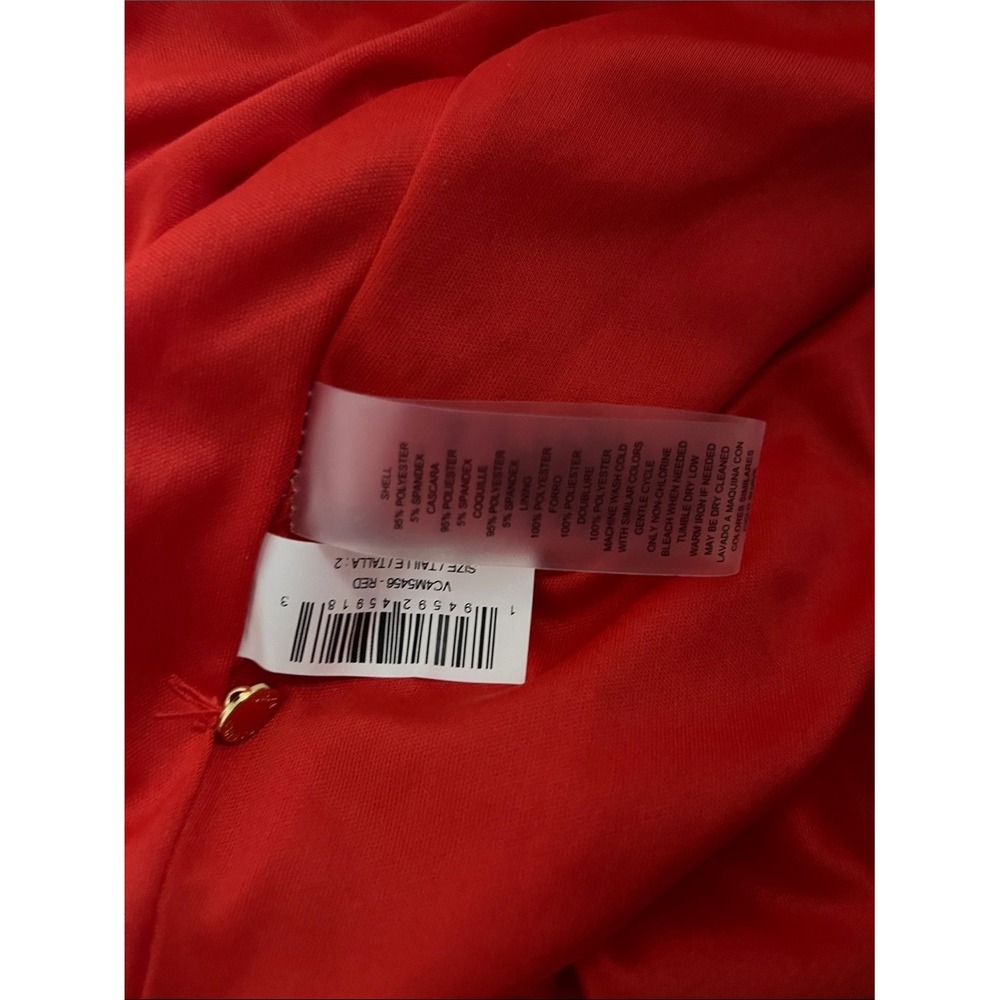 Vince Camuto Bright Red Summer Dress - Picture 6 of 6